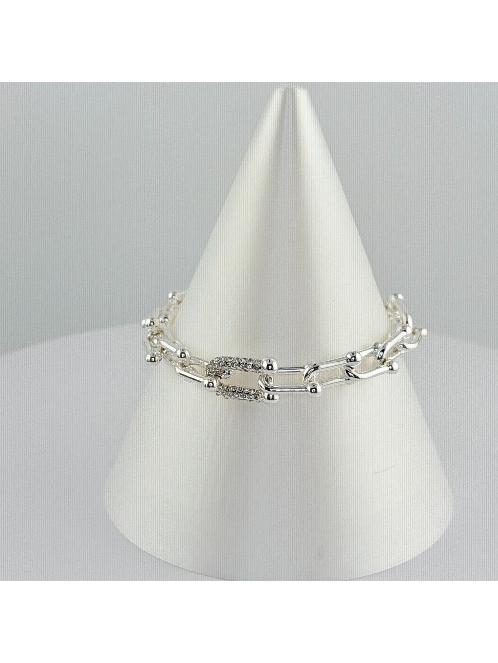 Bomb Party Single Stack Bracelet - on Silver Plating #138